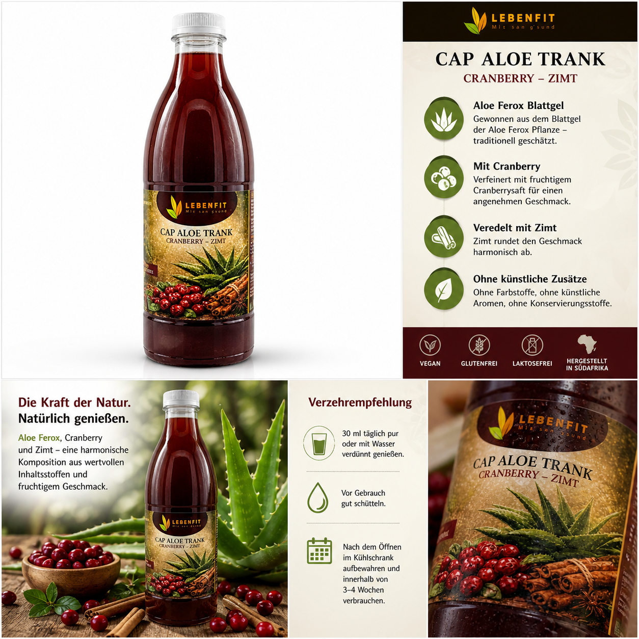 Kap Aloe Trank Cranberry Sparpaket
