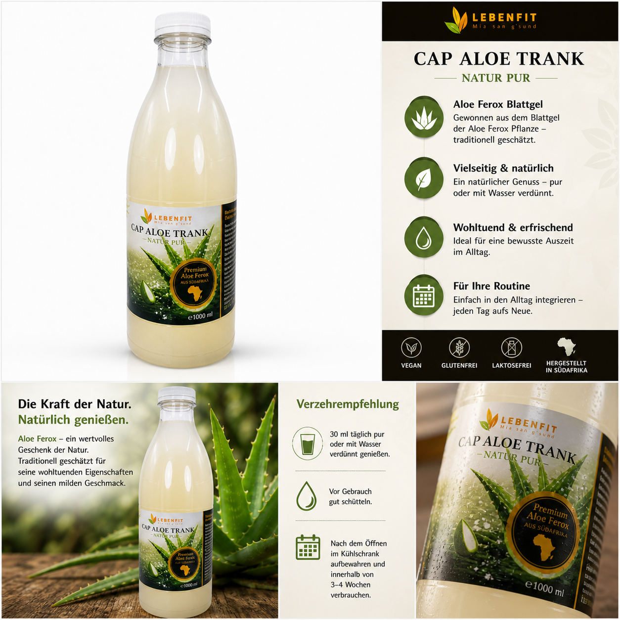 Kap Aloe Trank Natur Sparpaket