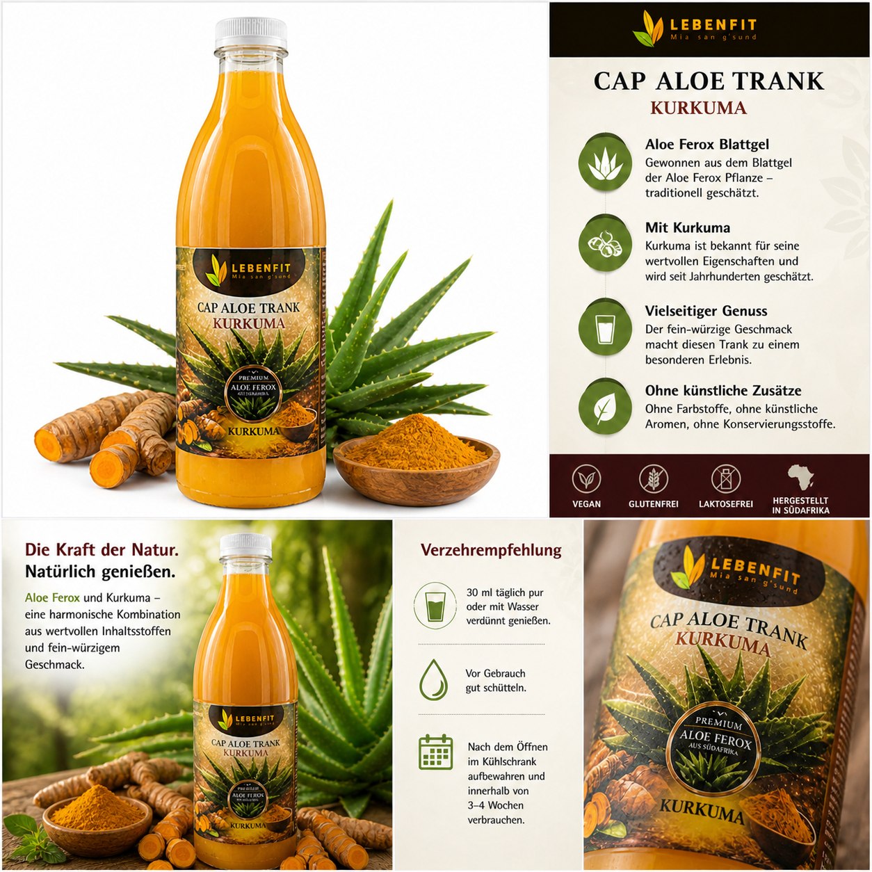 Kap Aloe Trank Kurkuma Sparpaket