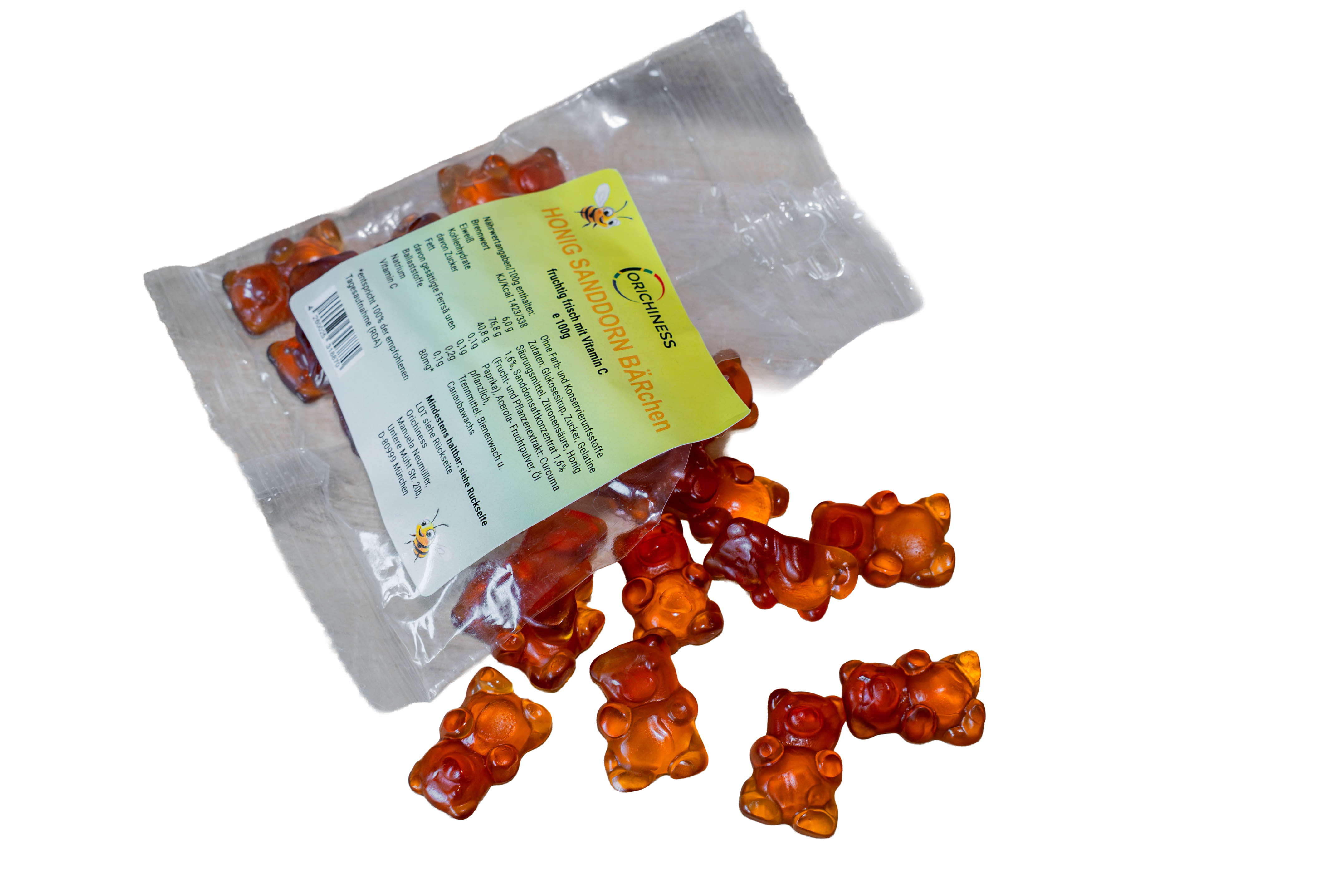 Honig-Sanddorn BÄRchen 100g